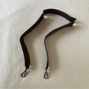 MARNI Brown Leather Crossbody Shoulder Strap